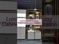 সমসাময়িক এমডিএফ জুয়েলারী ডিসপ্লে স্ট্যান্ড / জুয়েলারী ডিসপ্লে ক্যাবিনেট